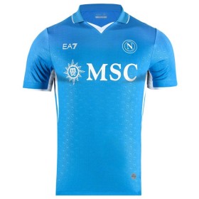 Goedkope SSC Napoli Kvaratskhelia 77 Thuisshirt 2024-25